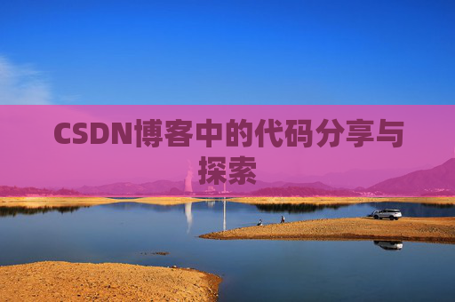 CSDN博客中的代码分享与探索